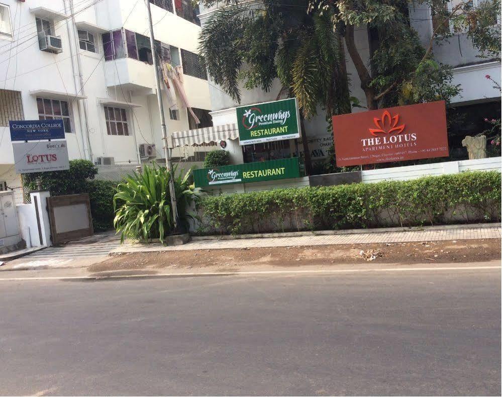 The Lotus Apartment Hotel, Venkatraman Street Chennai Bagian luar foto